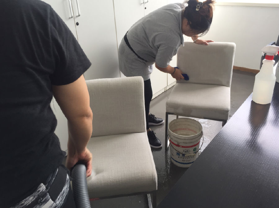 鼓楼区沙发清洗案例